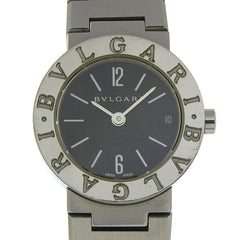 BVLGARI Bzero1 Watch, BZero1 BB23SS, Stainless Steel, Quartz Movement, Analog Display, Black Dial, Women's — Good