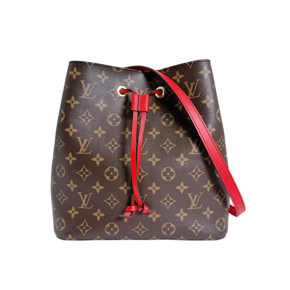 Louis Vuitton Coquelicot Shoulder Bag, 2-Way Monogram NeoNoe Canvas, M44021 — Like New