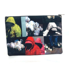 CHRISTIAN DIOR 2FBCA161XXQ Francois Barr Pouch Clutch bag Black Multicolore — Like New