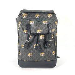 Gucci 696013 Interlocking G tiger tiger bag Backpack Black — Like New
