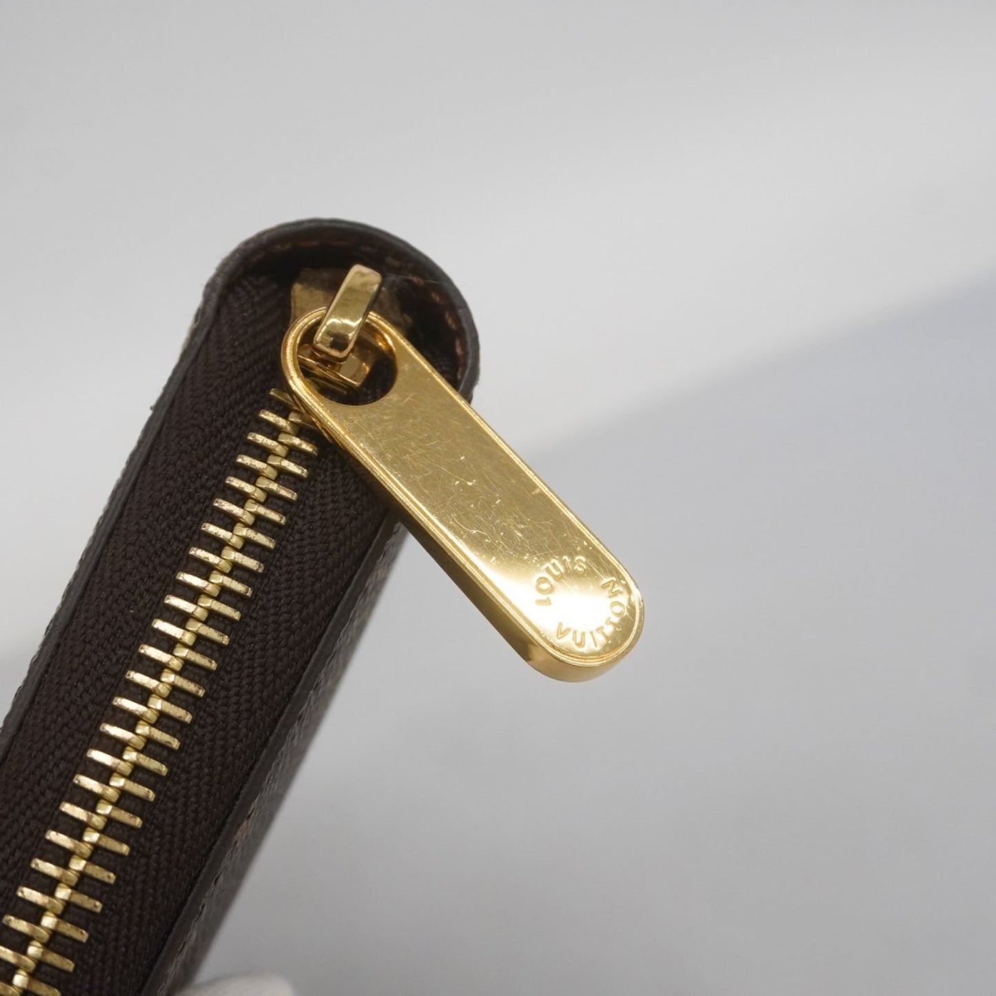 Louis Vuitton Monogram Zippy Wallet M42616 Brown Men's and Women's