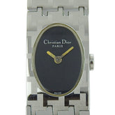 Christian Dior Miss Watch D70-100 Stainless Steel Quartz Analog Display Black Dial Women's — Good