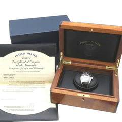 Franck Muller Vegas Roulette Big Face 8880VEGAS Automatic Watch SS/Embossed Leather Black Dial 0760FRANCK MULLER Men's — Very Good