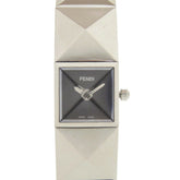 Fendi Pyramid 4250L Stainless Steel Black and Silver Quartz Watch with Dial 1897FENDI — Good