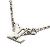 Louis Vuitton Pendant Idylle Blossom Necklace with Diamonds, Q93653, AU750 White Gold, Women's, Fine — Like New