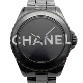 Chanel J12 Wanted de H7418 Black Dial Men's Watch — Very Good