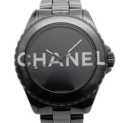 Chanel J12 Wanted de H7418 Black Dial Men's Watch — Very Good