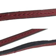 Hermes Lanieres Choker Necklace Bracelet Leather Cord Rouge H — Like New