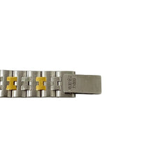 HERMES Vintage Clipper Stainless Steel Quartz Watch, Silver/Gold, 29391 — Good