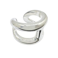 HERMES Osmos Ring, SV925, Size 53, Silver, Men's/Women's — Like New