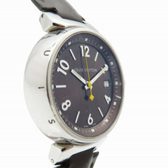 Louis Vuitton Tambour Q1311 Quartz Watch SS/Leather Brown LV 1419LOUIS VUITTON Women's — Fair