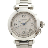 Cartier Pasha C W31023M7 Silver Dial Watch (Boys' Size) — Good