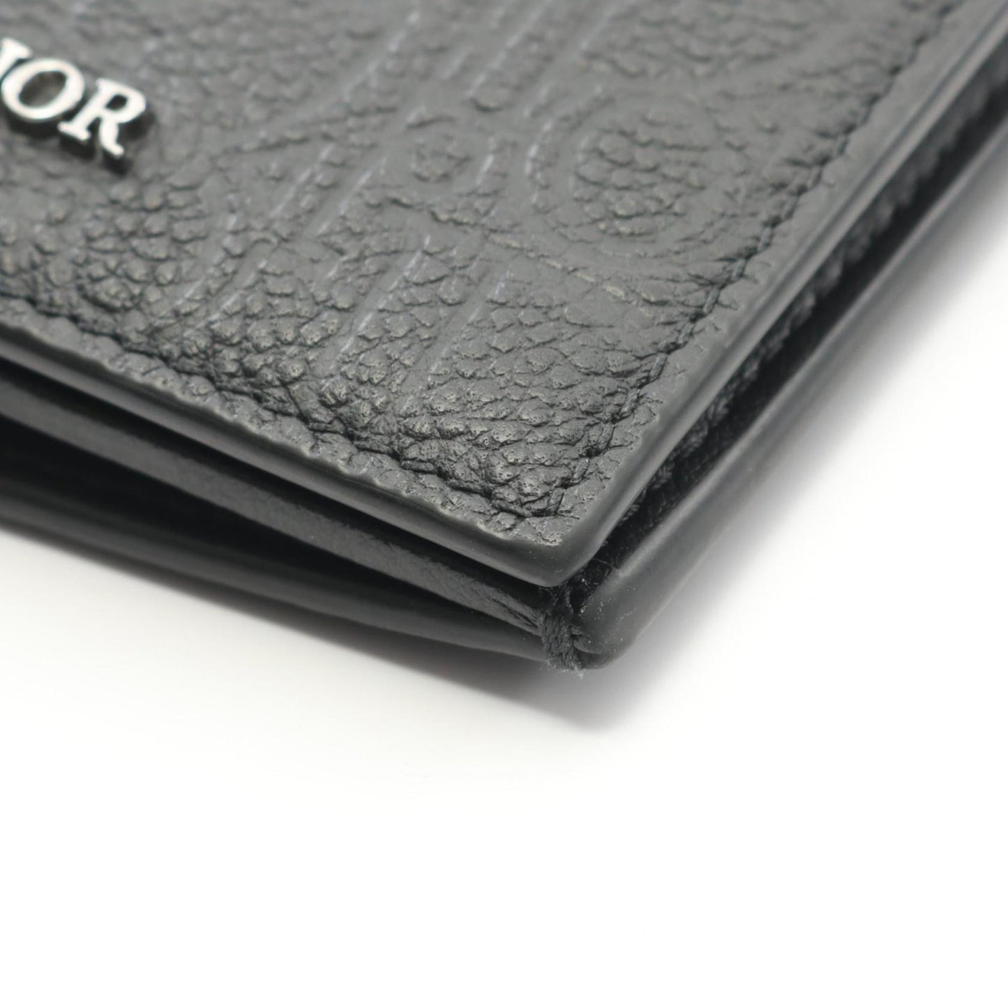 Christian Dior Dior Vertical Wallet, Bi-fold Long Leather, Men's, Black, 2ESBC002FLG