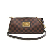 Louis Vuitton Damier Eva N55213 Women's Handbag,Shoulder Bag Brown,Ebene — Like New