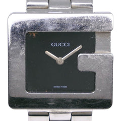 Gucci G-Watch 3600J Stainless Steel Quartz Analog Black Dial Watch (Boys' Size) — Good