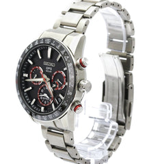 SEIKO Astron Ceramic Steel Radio Wave Control Solar Mens Watch SBXC017(5X53-0AF0) — New - Store Return