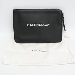 Balenciaga Everyday Pouch M 492465 Women,Men Leather Clutch Bag,Pouch Black — Like New