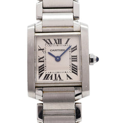 Cartier Tank Française SM W51008Q3 Ivory Dial Women's Watch — Good