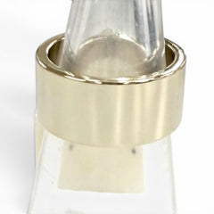 CHANEL B23C Matelassé Turnlock Bag Charm Ring, White, Black, Gold Hardware, Made in Italy, Women's — Like New