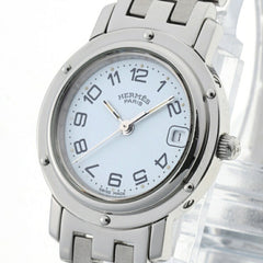 Hermes Clipper CL4.210 White Quartz Watch — Good