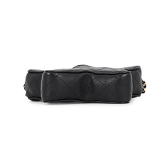 Chanel Chain Shoulder Bag, Matelassé, Coco Mark, Star, Lambskin, AS4579, Black, Handbag, Women's, CHANEL — Like New