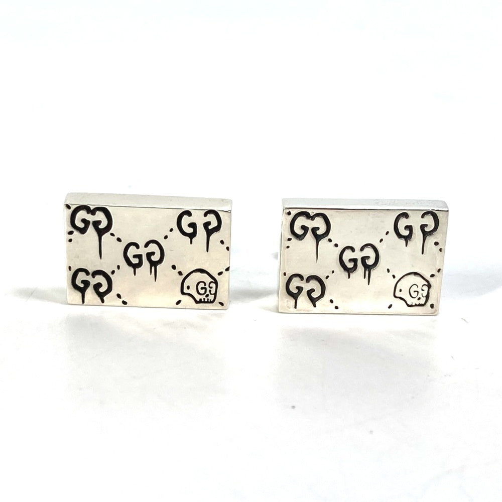 GUCCI 457224 Ghost Cufflinks SV925 Men's Silver — Like New