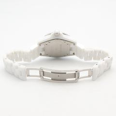 Chanel J12 12-Diamond Watch, Ceramic, Diamond, Ladies, Pink Tone, Shell, H5513 — Very Good