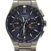 SEIKO Astron SBXC109 Men's Watch, Navy Dial, Pure Titanium, Solar GPS — Very Good
