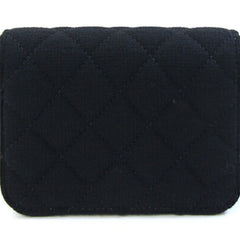Chanel Shoulder Bag, Black Cotton, Matelassé Mini Crossbody Chain Customer Exclusive, Women's CHANEL — Like New