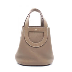 Hermes In the Loop 18 Handbag, Leather, Taurillon Clemence Women's, Gray — New - Store Return