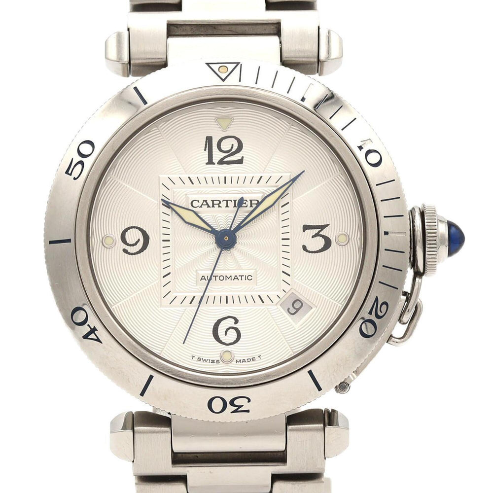 Cartier Pasha W31031H3 Stainless Steel Automatic Watch — Good