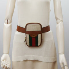 Gucci Sherry Line Double G Belt Bag/Pouch, Size 80 — New - Store Return