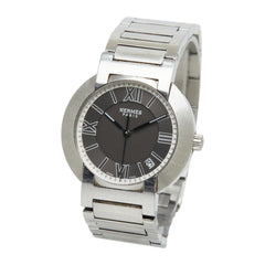 Hermes Nomade Autoquartz Watch NO1.710 Kinetic Grey Dial Stainless Steel Women's HERMES — Good