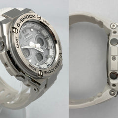 CASIO G-SHOCK G-STEEL Radio-Controlled Solar Watch, 20 ATM Water Resistant, GST-W310-7AJF — Very Good
