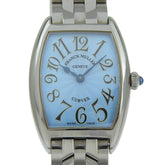 FRANCK MULLER Tonookabex Watch 1752 Stainless Steel Quartz Analog Display Blue Dial Ladies — Very Good