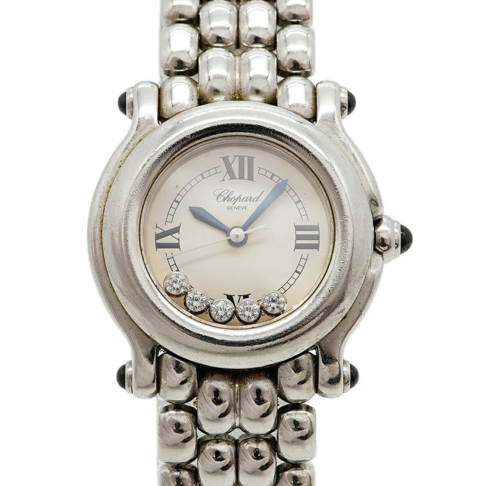 Chopard Happy Sport Diamond 27 8250-23 Ivory Dial Women's Watch — Good