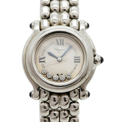Chopard Happy Sport Diamond 27 8250-23 Ivory Dial Women's Watch — Good