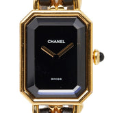 Chanel Première L Watch H0001 Quartz Black Dial Plated Leather Onyx Women's CHANEL — Good