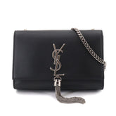 Saint Laurent Kate Small Chain Shoulder Handbag, Leather, Black, 474366 — New - Store Return
