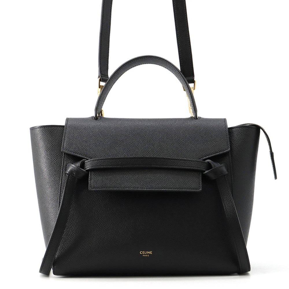 Celine Handbag Belt Bag Micro 189153 CELINE 2-way Shoulder Black — Like New