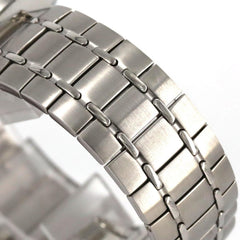 Louis Vuitton Tambour Moon Dual Time QA106 Stainless Steel Quartz Watch — Very Good