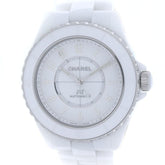 CHANEL J12 Phantom Caliber 12.1 H6186 Men's Watch, White Ceramic x Stainless Steel, 40401 — Like New