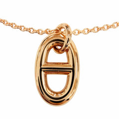 HERMES Farandole PM Chaine d'Ancre 750 (PG) Necklace, Pink Gold, Made in France, Weight 5.17g, Women's, Comes with Box. (25A344374) — Like New