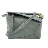 LOEWE Mini Puzzle Bag Shoulder Green — Like New