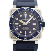 Bell & Ross BR03-92 Diver Blue BR0392-D-BU-ST SRB Dial Men's Watch — Good
