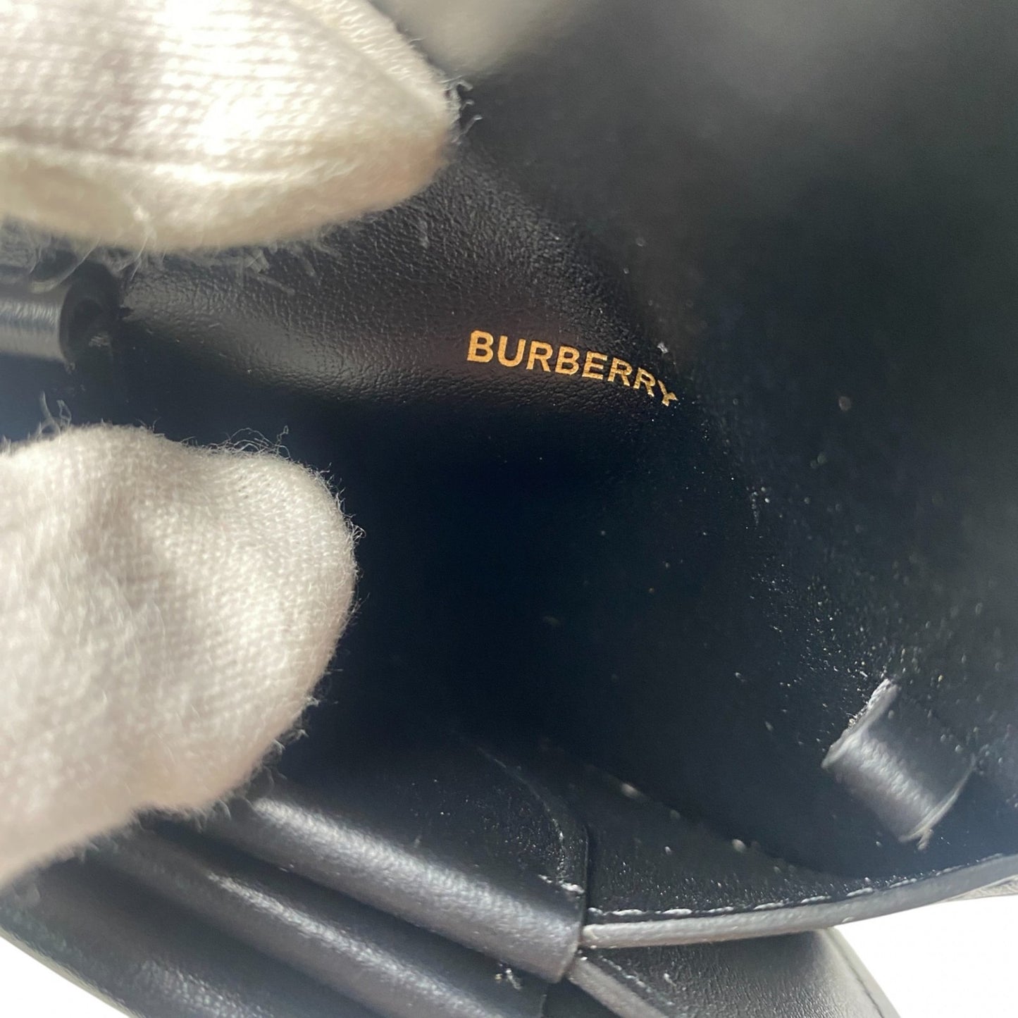 Burberry Women's Bifold Wallet Chain Shoulder Crossbody