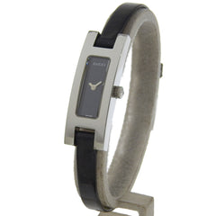Gucci GUCCI Watch 3900L Stainless Steel x Leather Quartz Analog Display Black Dial Women's — Good