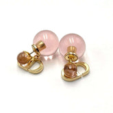 Christian Dior Women's Tribal Earrings DIOR Pink — Like New