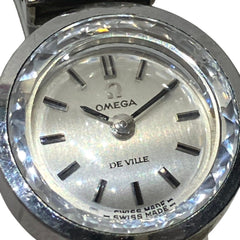 Omega De Ville watch, total weight 20g, stainless steel, manual winding, silver dial, 511.285 — Good