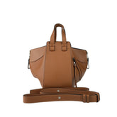 LOEWE Hammock Small Handbag 387.30.S35 TAN (Brown) Classic Calfskin Women's Shoulder Bag — Like New